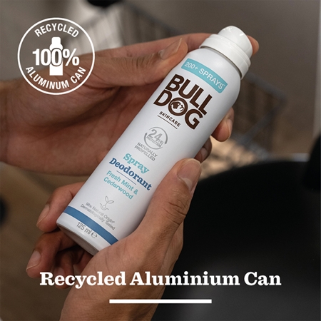 Bulldog Fresh Mint&Cedarwood Spray Deodorant deodorant ve spreji bez obsahu hliníku