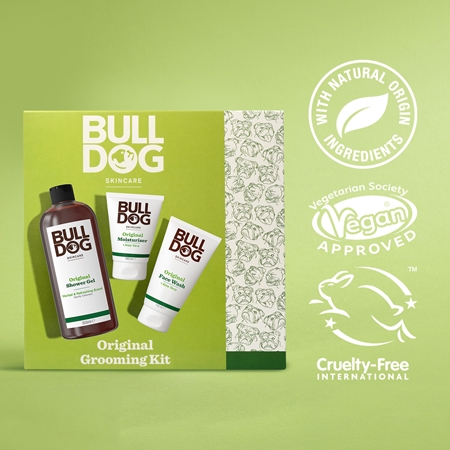 Bulldog Original Grooming Kit gift set for body and face