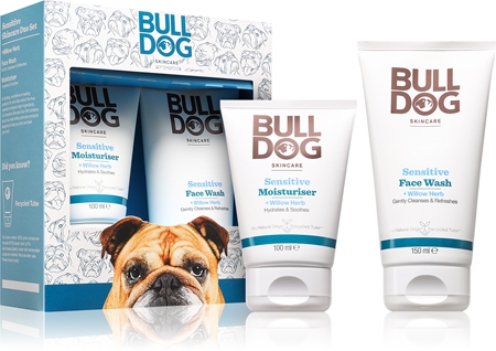 Bulldog Duo Set dovanų rinkinys jautriai odai