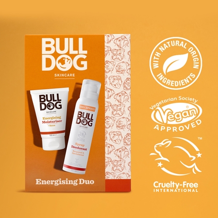 Bulldog Energising Duo Gift Set for body and face