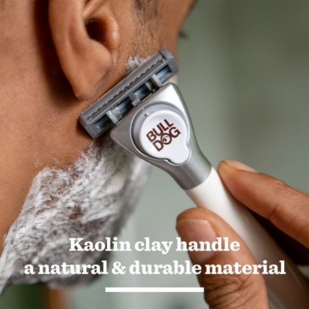 Bulldog Sensitive Ceramic Razor Rasierer + Rasierklingen 9 St.