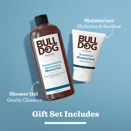 Bulldog Peppermint & Eucalyptus Set set cadou pentru barbati