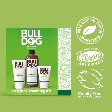 Bulldog Original Grooming Kit Gift Set for body and face