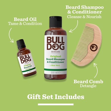 Bulldog Original Beard Care Kit Geschenkset für Herren