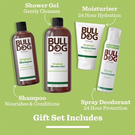 Bulldog Original Morning Routine Geschenkset für Herren