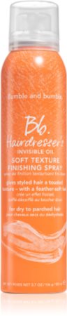 Bumble and bumble Hairdresser's Invisible Oil Soft Texture Finishing Spray rakennetta antava suihke huolettomaan ilmeeseen