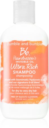 Bumble and bumble Hairdresser's Invisible Oil Ultra Rich Shampoo kosteuttava shampoo kuiville ja hauraille hiuksille
