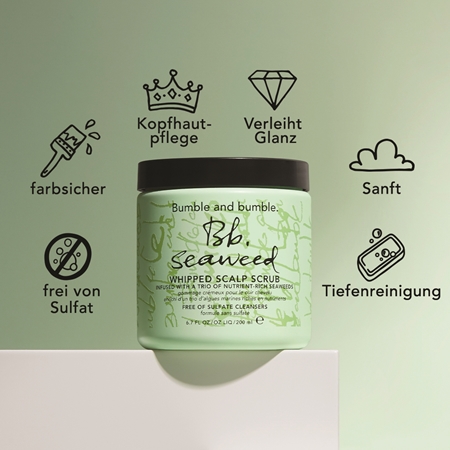 Bumble and bumble Seaweed Whipped Scalp Scrub Scalp Exfoliator with seaweed extracts
