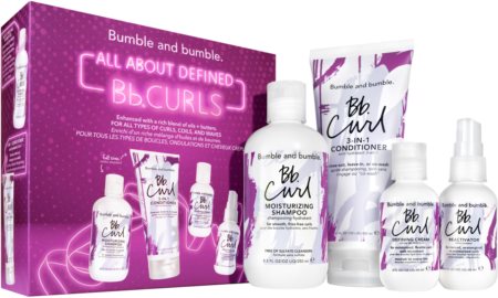 Bumble and bumble All About Defined Bb. Curls darilni set (za valovite lase)