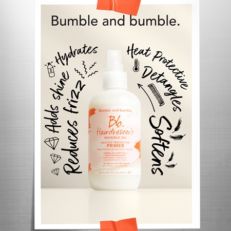 Bumble and bumble Hairdresser's Invisible Oil Heat/UV Protective Primer prep spray pour des cheveux parfaits