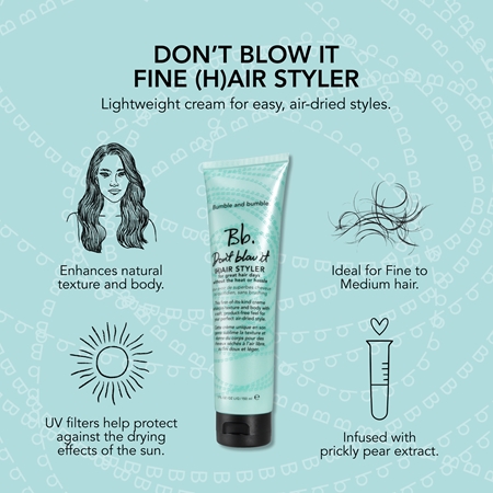 Bumble and bumble Don't Blow It Fine (H)air Styler vlažilna nega brez spiranja za tanke lase