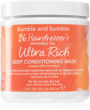 Bumble and bumble Hairdresser's Invisible Oil Ultra Rich Deep Mask hranilna maska za suhe lase
