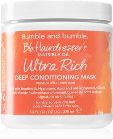 Bumble and bumble Hairdresser's Invisible Oil Ultra Rich Deep Mask Θρεπτική μάσκα για ξηρά μαλλιά