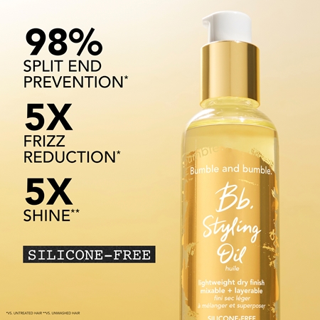 Bumble and bumble Bb. Styling Oil huile cheveux pour des cheveux lisses et volumineux