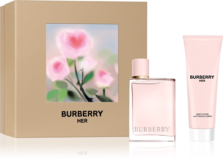 burberry her woda perfumowana 50 ml   zestaw  