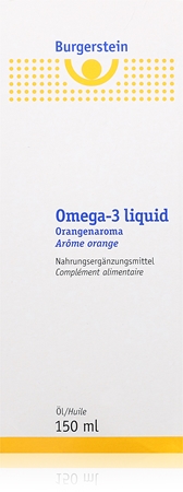 Burgerstein Omega-3 Liquid Lösung zur peroralen Einnahme für eine einwandfreie Funktion des Organismus