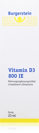 Burgerstein Vitamin D3 800 IE Spray mit Vitamin D