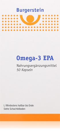 Burgerstein Omega-3 EPA Kapseln für ein gesundes Herz und gesunde Blutgefäße