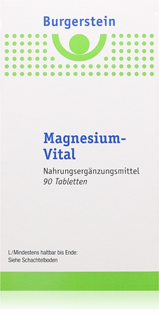 Burgerstein MagnesiumVital Tabletten zur Unterstützung der normalen Funktion des Nervensystems, der Muskeln und der Zähne sowie zur Reduzierung der Müdigkeit