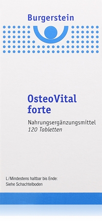 Burgerstein OsteoVital Forte Tabletten zur Unterstützung der Knochen- und Zahngesundheit