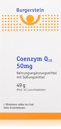 Burgerstein Coenzym Q10 Pastillen mit dem Coenzym Q10