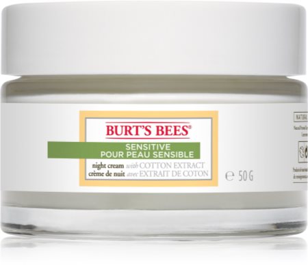 Burt’s Bees Sensitive hidratáló éjszakai krém az érzékeny arcbőrre