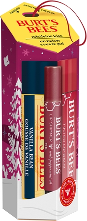 Burt’s Bees Festive Mistletoe Kiss Dāvanu komplekts lūpām
