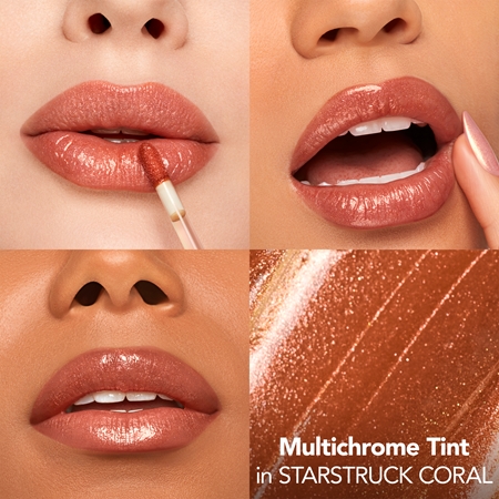 Buxom PLUMP SHOT™ COLLAGEN PEPTIDES ADVANCED PLUMPING MULTICHROME LIP SERUM блясък за устни с блестящи частици с увеличаващ ефект