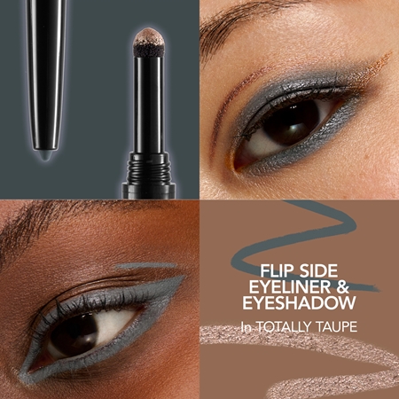 Buxom FLIP SIDE DUAL-ENDED EYELINER & SHADOW Cream Eyeshadow and Eyeliner in a pencil