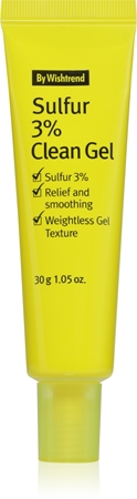 By Wishtrend Sulfur 3% Clean Gel leichte, feuchtigkeitsspendende Gel-Creme für fettige Haut mit Neigung zu Akne