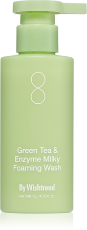 By Wishtrend Green Tea & Enzyme Milky Foaming Wash sanfter Reinigungsschaum mit feuchtigkeitsspendender Wirkung