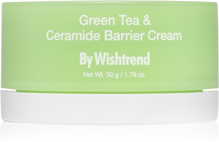By Wishtrend Green Tea & Ceramide Barrier Cream tiefenwirksame feuchtigkeitsspendende Creme zur Kräftigung der Hautbarriere