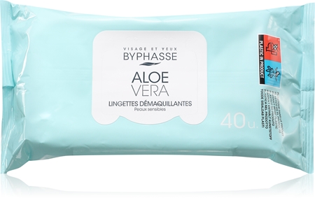 BYPHASSE Aloe Vera make-up remover tissues