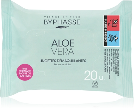 BYPHASSE Aloe Vera Abschminktücher