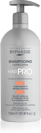 BYPHASSE Hair Pro vyživující šampon pro suché vlasy