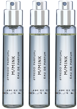 BYREDO M / Mink eau de parfum unisex 3 x 12 ml (3x ricariche con diffusore)