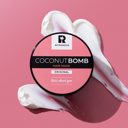 BYROKKO Coconut Bomb Närande hårmask