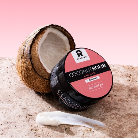 BYROKKO Coconut Bomb Närande hårmask