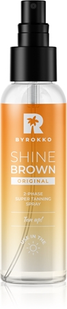 ByRokko Shine Brown Tanning spray abbronzante