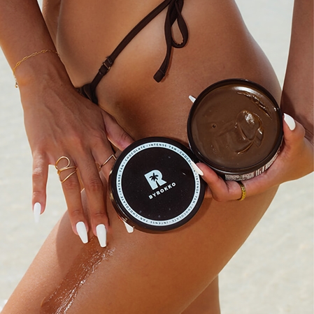 BYROKKO Shine Brown Chocolate accélérateur et prolongateur de bronzage