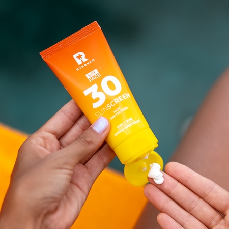 BYROKKO Sunscreen napozókrém arcra SPF 30