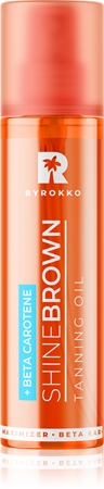 BYROKKO Shine Brown Beta Carotene olej na opalování