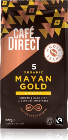 Cafédirect Mayan Gold kawa ziarnista w jakości BIO