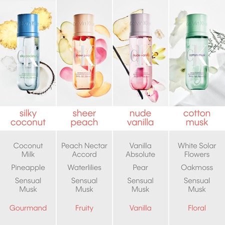 Calvin Klein CK Nude Vanilla Brume Parfumée Corps et Cheveux