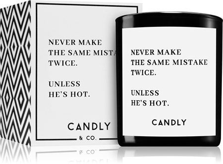 Candly & Co. Never make the same mistake twice scented candle