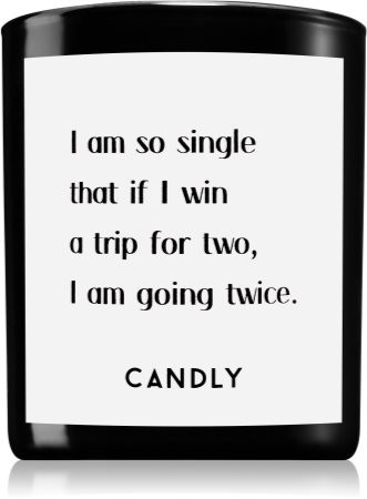 Candly & Co. I am so single vonná sviečka