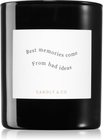Candly & Co. No. 2 Best Memories Come From Bad Ideas aromatizēta svece