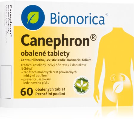 Canephron Canephron filmem obalené tablety k léčbě zánětů močových cest, prevence usazování ledvinového písku