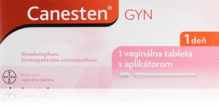 Canesten Canesten Gyn 500 mg vaginálne tablety na liečbu gynekologických zápalov