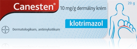 Canesten Canesten 10mg/g krém na liečbu kvasinkových ochorení kože